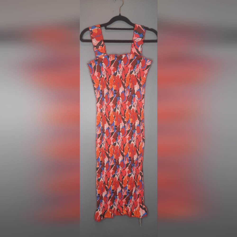 NWT Floral Sleeveless Dress - Multicolor